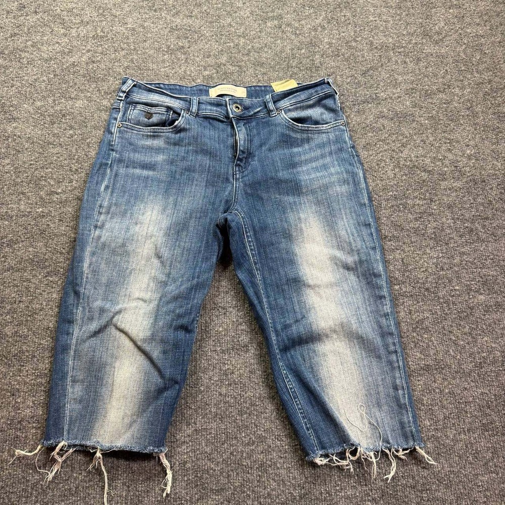 Scotch & Soda Amsterdams Blauw Jeans Womens 28x32‎ Blue Distressed Casual Denim